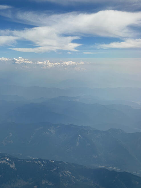 Flying over Washington, US. Shot on iPhone 14 Pro.